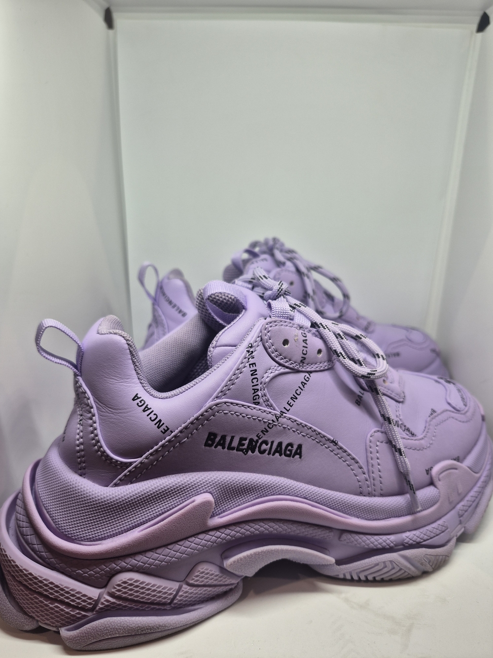 Balenciaga Triple S Trainer in Lavender Size 38 Very Good Condition